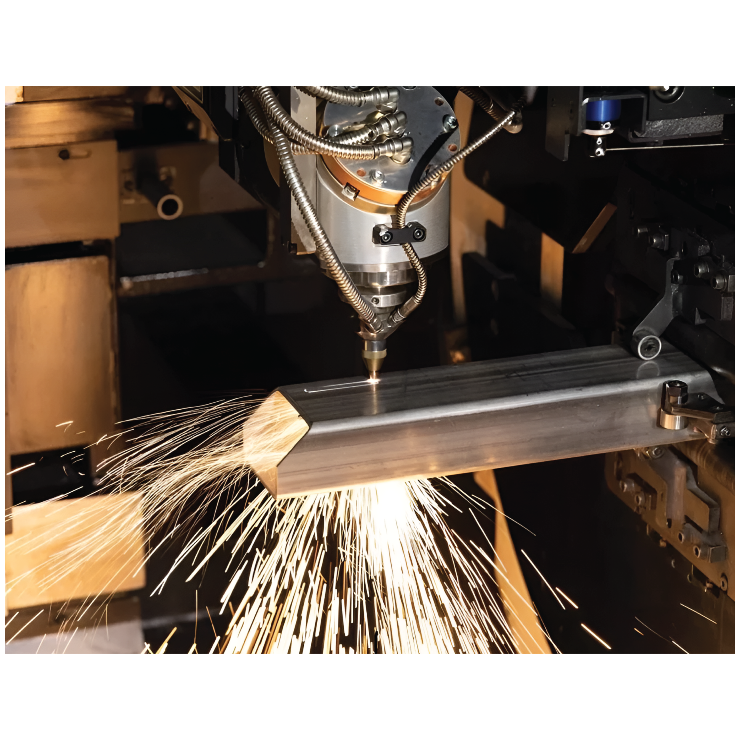 Fiber Laser Tube Cutting Machine - Industrial laser cutting machine by Shree Lasers